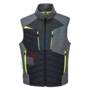 Gilet da lavoro 100% Nylon, 65 gr, design attillato con cuciture in contrasto, modello DX4 Hybrid Baffle, colore grigio metallo
