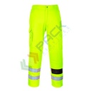 Pantaloni alta visibilità in tessuto Kingsmill Polycotton (65% poliestere + 35% cotone) 245 gr, 8 tasche ampie, modello Combat , omologati CE + EN ISO 20471 Classe 1, colore giallo, tg. L