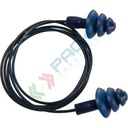 Tappi in TPR rilevabili e riutilizzabili con cordino (50 paia)