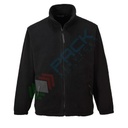 Pile da lavoro pesante, colletto alto, senza cappuccio, modello Argyll, 100% poliestere, 400 gr, chiusura con zip, omologato EN 14058, colore nero