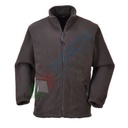 Pile da lavoro pesante, colletto alto, senza cappuccio, modello Argyll, 100% poliestere, 400 gr, chiusura con zip, omologato EN 14058, colore grigio