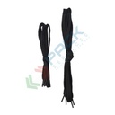 Lacci Steelite 150cm, confezione 12 pz
