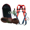 Kit anticaduta scorrevole 10 m
