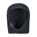 Cappuccio da lavoro ignifugo antistatico in tessuto Bizflame Work (99% cotone + 1% fibra di carbonio), 210 gr, cinturino in fettuccia a strappo per una sicura vestibilità, certificato EN ISO 11612 + EN 1149 -5, colore blu navy