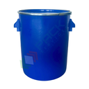 Fusto in plastica (HDPE) ad apertura totale, cilindrico, capacità 30 Lt, ADR/ONU per solidi, per piatti prementi