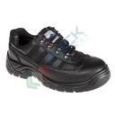 Scarpe antinfortunistiche da lavoro S1P, basse, serie STEELITE®, in pelle martellata, puntale in acciaio, colore nero