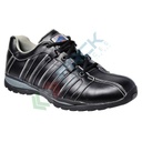 Scarpe antinfortunistiche da lavoro S1P HRO, basse, sportive, serie STEELITE®, in pelle martellata, puntale in acciaio, colore nero (modello ARX Trainer)
