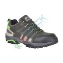 Scarpe antinfortunistiche da lavoro S1P HRO, basse, sportive, serie STEELITE®, in pelle scamosciata, puntale in acciaio, colore grigio (modello Loire)