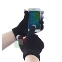 Guanti da lavoro 100% maglia in acrilico Touchscreen, polsino in maglia per comfort e calore, calibro 10, colore nero