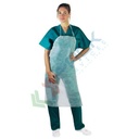 Grembiuli monouso in TNT di polipropilene (PP) + PE, 45 g/mq, Mis 70 x 100 cm, conf 50 pz