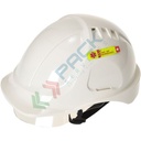 Stickers "In Case of Emergency (ICE)" per caschetti da lavoro ideale in caso di incidente, porta ID riflettente ad alta visibilità accesso istantaneo alle informazioni vitali, colore giallo