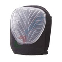 Ginocchiera in schiuma EVA con robusta calotta esterna e cuscinetto interno in gel di silicone che funge da ammortizzatore, Mis. 22 L x 19 P x 2 H cm, colore nero