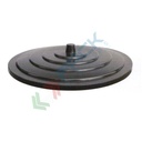 Coperchio a pressione per bidone in plastica industriale capacità 200 Lt, colore nero