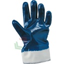 Guanti da lavoro in Jersey di cotone impregnati in NBR, certificati CE, EN 388