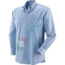 Camicia da lavoro, maniche lunghe, 70% cotone tessuto Oxford -+ 30% poliestere, 140 gr, colore blu
