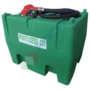 Serbatoio carburante in plastica (PE), per il trasporto Diesel, capacità 220 Lt, in Esenzione Totale ADR