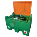 Serbatoio carburante in plastica (PE), per il trasporto Diesel, capacità 430 Lt, in Esenzione Totale ADR