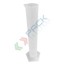 Cilindro in plastica (PP) graduato, capacità 1000 ml, Mis. Ø 66 x 439 H mm, forma alta, per usi generali di laboratorio