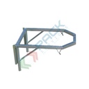 Telaio portatramoggia telescopico per ponteggio/balcone