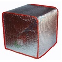 Copertura termoisolante per cisternetta IBC 1000 Lt, monouso, in PET Metallizzato + PP, protezione media/lunga durata