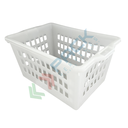 Cassetta in plastica (LDPE) per pane, sovrapponibile ed inseribile, capacità 60 Lt, Mis. 640 L x 420 P x 350 H mm