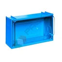 Cassettiera porta minuteria in plastica (PET), con 1 cassetto, Mis. 300 L x 155 P x 132 H mm, colore blu