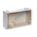 Cassettiera porta minuteria in plastica (PET), con 1 cassetto, Mis. 300 L x 155 P x 132 H mm, colore grigio chiaro