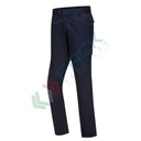 Pantalone da lavoro tessuto Kingsmill Stretch 98% cotone + 2% elastan, 255 gr, modello Combat Stretch Slim Fit, tasche cargo per facile accesso, vestibilità small, colore blu navy scuro