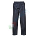 Pantalone da lavoro antipioggia, 100% poliestere, 210 gr, modello Classic, impermeabile, leggero e facilmente arrotolabile, vestibilità abbondante, omologato EN 343, colore blu navy
