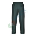 Pantalone da lavoro antipioggia, 100% poliestere, 200 gr, modello Sealtex Classic, impermeabile, leggero e resistente, vestibilità abbondante, omologato EN 343, colore verde oliva