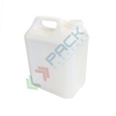 Tanica in plastica (HDPE) cartonabile, capacità 5 Lt, NON sovrapponibile, peso 140 gr, tappo a vite con sigillo (esclusi), colore bianco