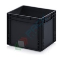 Cassetta in plastica (PP) conduttiva e antistatica, capacità 30 Lt, Mis. 400 L x 300 P x 320 H mm