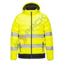 Giacca alta visibilità riscaldata, modello Tunnel Ultrasonic, 100% poliestere, omologata EN ISO 20471, colore giallo