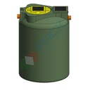 Filtro percolatore anaerobico, A.E. 40, capacità 5500 Lt, Mis. Ø 1725 x 2400 H mm, per il trattamento secondario dei reflui domestici