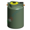 Filtro percolatore anaerobico, A.E. 75, capacità 9000 Lt, Mis. Ø 2000 x 3050 H mm, per il trattamento secondario dei reflui domestici
