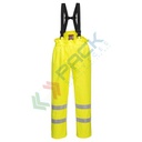 Pantaloni alta visibilità multinorma Bizflame HV (98% poliestere + 2% fibra di carbonio) 250 gr, certificati EN ISO 14116 + EN 1149 -5 + EN 13034 + EN ISO 20471 Classe 1 + EN 343, colore giallo, tg. M