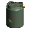 Fossa settica monocamerale, A.E. 8, Mis. Ø 950 x 1350 H mm, capacità 900 Lt