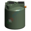 Fossa settica monocamerale, A.E. 12, Mis. Ø 1100 x 1350 H mm, capacità 1200 Lt