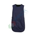 Mantella da lavoro in tessuto Kingsmill 65% poliestere + 35% cotone, 190 gr, con tasca e aperture laterali regolabili per una maggior flessibilità, colore blu navy