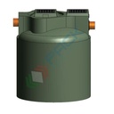 Fossa settica monocamerale, A.E. 16, Mis. Ø 1200 x 1400 H mm, capacità 1600 Lt