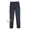 Pantalone da lavoro, tessuto Kingsmill 65% Poliestere + 35% Cotone, 245 gr, modello Action, multitasche, garantisce massimo comfort, vestibilità regular, colore blu navy