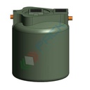 Fossa settica monocamerale, A.E. 50, Mis. Ø 2000 x 2350 H mm, capacità 7000 Lt