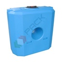 Serbatoio acqua in plastica (PE), compatto orizzontale, capacità 1050 Lt, Mis. 1300 L x 780 P x 1275 H mm, colore azzurro