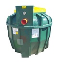 Fossa imhoff biologica, corpo nervato, A.E. 10, capacità 1600 Lt, Mis. Ø 1250 x 1550 H mm, per il trattamento primario dei reflui domestici