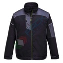 Giacca da lavoro 65% poliestere + 35% cotone, design moderno, massimo comfort, modello PW3, tecnologia Ezee Zip, colore nero/grigio