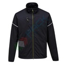 Giacca da lavoro 100% poliestere, design elegante con incredibile comfort, modello Flex Shell PW3, traspirante, antivento e impermeabile, colore nero