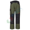 Pantalone da lavoro 60% Cotone + 40% Poliestere 245 gr, modello Service WX3, moderno con ottima vestibilità, omologato EN 14404, vestibilità regular, colore verde oliva