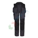Pantalone da lavoro 60% Cotone + 40% Poliestere 245 gr, modello Holster WX3, multitasche, moderno con ottima vestibilità, omologato EN 14404, vestibilità regular, colore grigio metallo