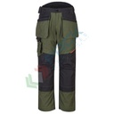 Pantalone da lavoro 60% Cotone + 40% Poliestere 245 gr, modello Holster WX3, multitasche, moderno con ottima vestibilità, omologato EN 14404, vestibilità regular, colore verde oliva