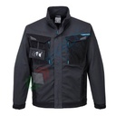 Giacca da lavoro multitasche, 65% poliestere + 35% tessuto cotone, design moderno con buona vestibilità, modello WX3, tecnologia Ezee Zip, colore grigio metallo